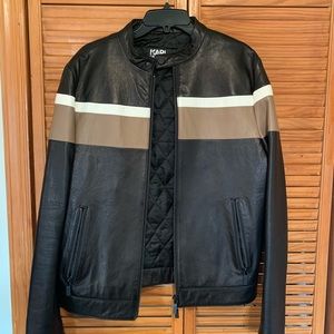 Karl lagerfeld Leather jacket L Size